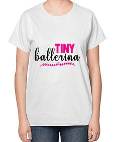 Tiny ballerina 202# - ballet-  Ladies T-Shirt