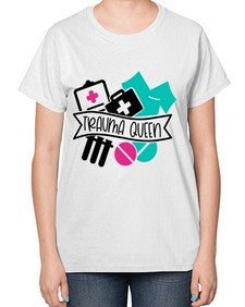 Trauma Queen Style Style 1584# - nurse-  Ladies T-Shirt