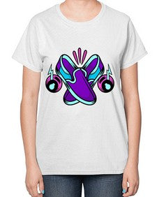 Walk the talk 261# - cartoon general-  Ladies T-Shirt