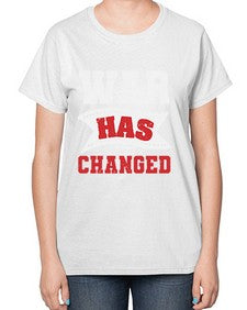 War has changed 52# - video games-  Ladies T-Shirt