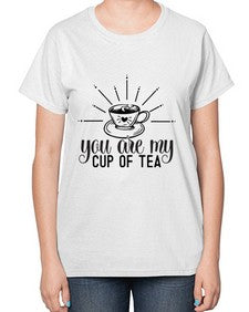 You Are My Cup Of Tea 1265# - funny-  Ladies T-Shirt