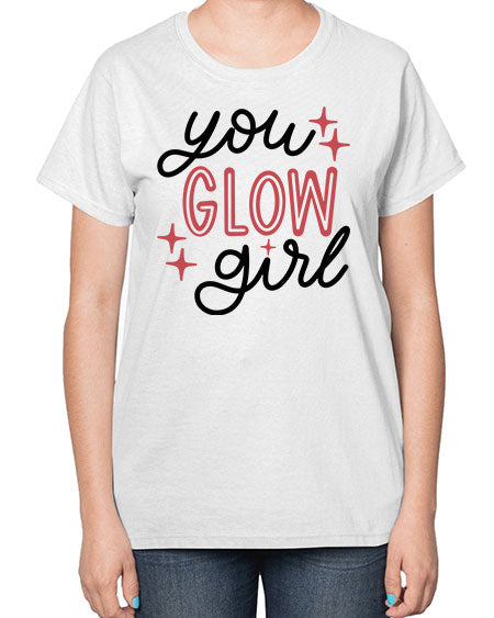 You Glow Girl Style 5# -makeup  Ladies T-Shirt