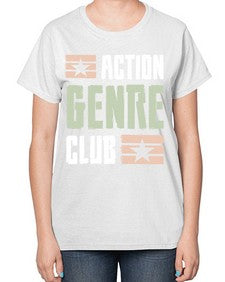 action genre club 59# - video games-  Ladies T-Shirt