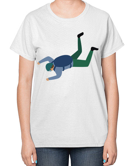all in one 01# - parachute-  Ladies T-Shirt