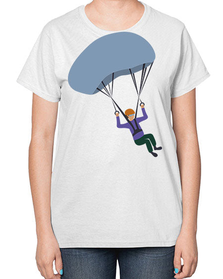 all in one 06# - parachute-  Ladies T-Shirt