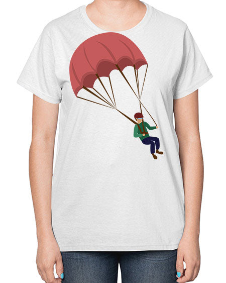 all in one 07# - parachute-  Ladies T-Shirt
