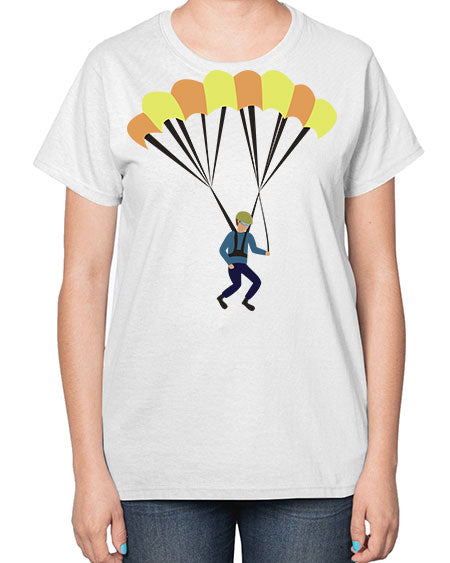 all in one 08# - parachute-  Ladies T-Shirt