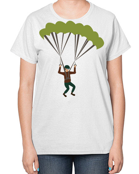 all in one 11# - parachute-  Ladies T-Shirt