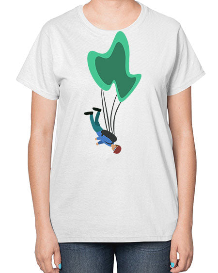 all in one 12# - parachute-  Ladies T-Shirt