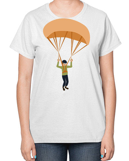 all in one 13# - parachute-  Ladies T-Shirt