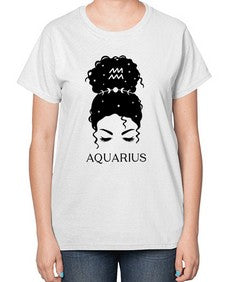 aquarius 81# - aquarius-  Ladies T-Shirt