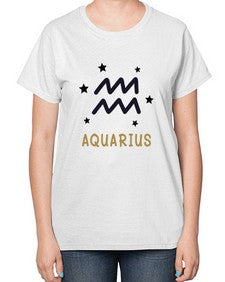 aquarius 83# - aquarius-  Ladies T-Shirt
