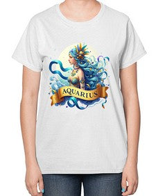 aquarius 84# - aquarius-  Ladies T-Shirt