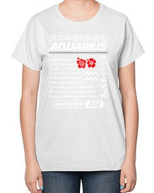 aquarius 85# - aquarius-  Ladies T-Shirt