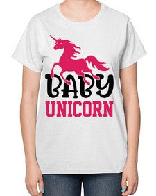 baby unicorn 16# - unicorn-  Ladies T-Shirt