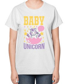 baby unicorn 18# - unicorn-  Ladies T-Shirt