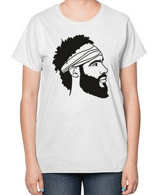 beardman 48# - black boys or men-  Ladies T-Shirt