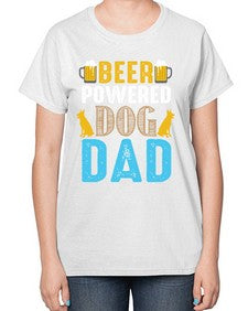 beer power dog dad 51# - beer-  Ladies T-Shirt