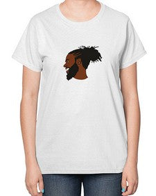 black man 41# - black boys or men-  Ladies T-Shirt