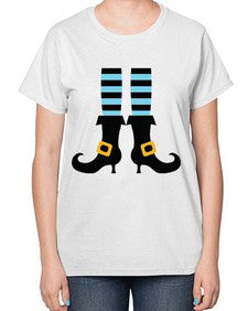 bluewitchlegs 47# - witch-  Ladies T-Shirt