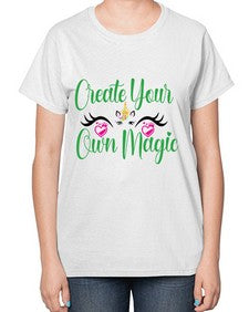 create your own magic 83# - unicorn-  Ladies T-Shirt