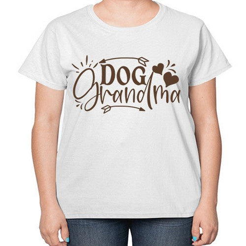 dog grandma 21# - dogs-  Ladies T-Shirt