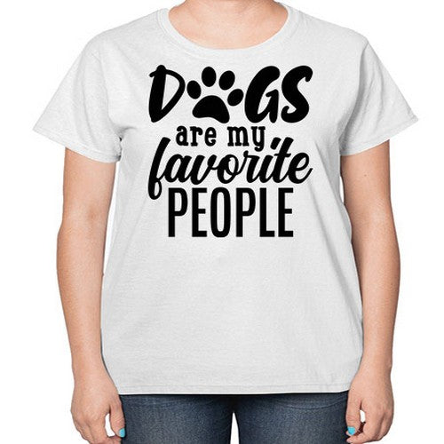 dogs are my favorite people Style 92# - dogs-  Ladies T-Shirt