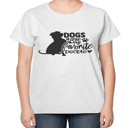 dogsaremyfavoritepeople 140# - dogs-  Ladies T-Shirt