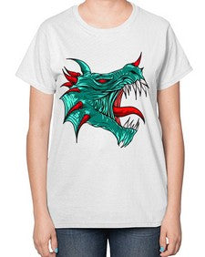 dragon 174# - dragon-  Ladies T-Shirt