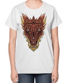 dragon 176# - dragon-  Ladies T-Shirt