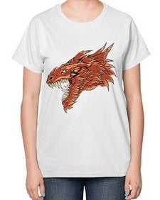dragon 184# - dragon-  Ladies T-Shirt