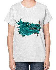dragon 186# - dragon-  Ladies T-Shirt