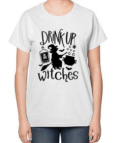 drink up witches 41# - witch-  Ladies T-Shirt