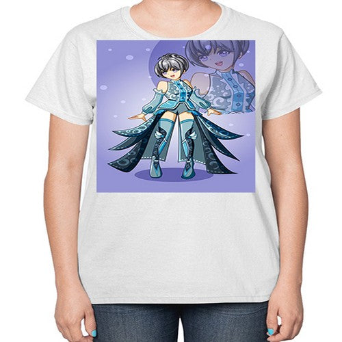 game of beautiful girl140# - anime-  Ladies T-Shirt