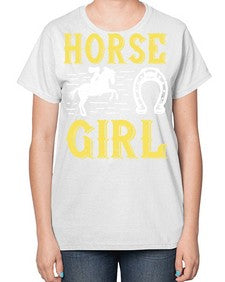 horse girl Style 51# - horse-  Ladies T-Shirt