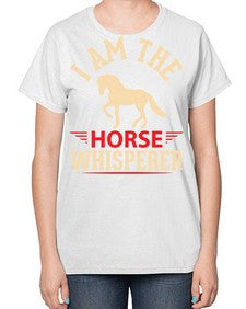 i am the horse whisperer Style 3# - horse-  Ladies T-Shirt