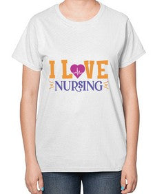 i love nursing Style 894# - nurse-  Ladies T-Shirt