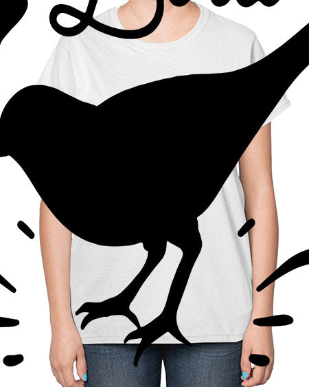 if you are a bird i am a bird 53# - birds-  Ladies T-Shirt