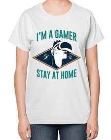 im gamer stay at home 119# - video games-  Ladies T-Shirt