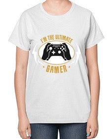 im the ultimate gamer 122# - video games-  Ladies T-Shirt