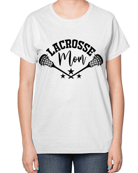 lacrosse mom 9# - lacrosse-  Ladies T-Shirt
