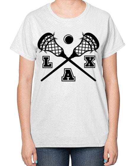 lax 12# - lacrosse-  Ladies T-Shirt
