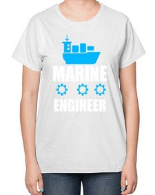 marine engineer 1086# - engineer-  Ladies T-Shirt