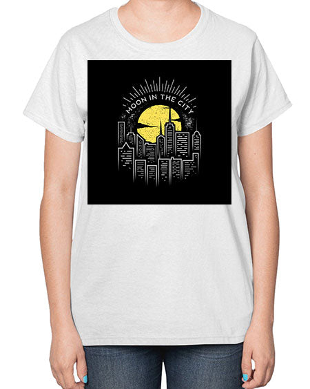 mooninthecity 2# - moon-  Ladies T-Shirt