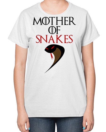 mother of snakes - snake-  Ladies T-Shirt