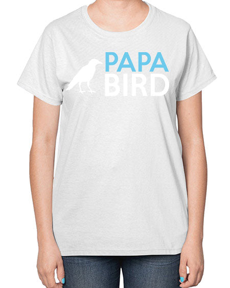 papa bird 65# - birds-  Ladies T-Shirt