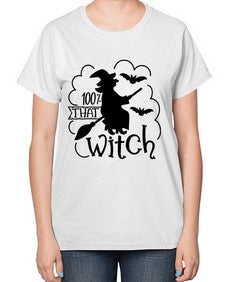 percent that witch 55# - witch-  Ladies T-Shirt