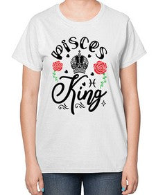 pisces king 375# - pisces-  Ladies T-Shirt