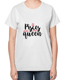pisces queen 368# - pisces-  Ladies T-Shirt