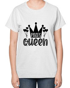 pisces queen 377# - pisces-  Ladies T-Shirt